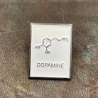 Dopamine Molecule Enamel Pin Badge