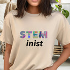 Graphic STEMinist T-shirt. Women in STEM Science, Engineering, Technology and Math Top