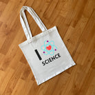 I Love Science Thick Woven Tote Bag