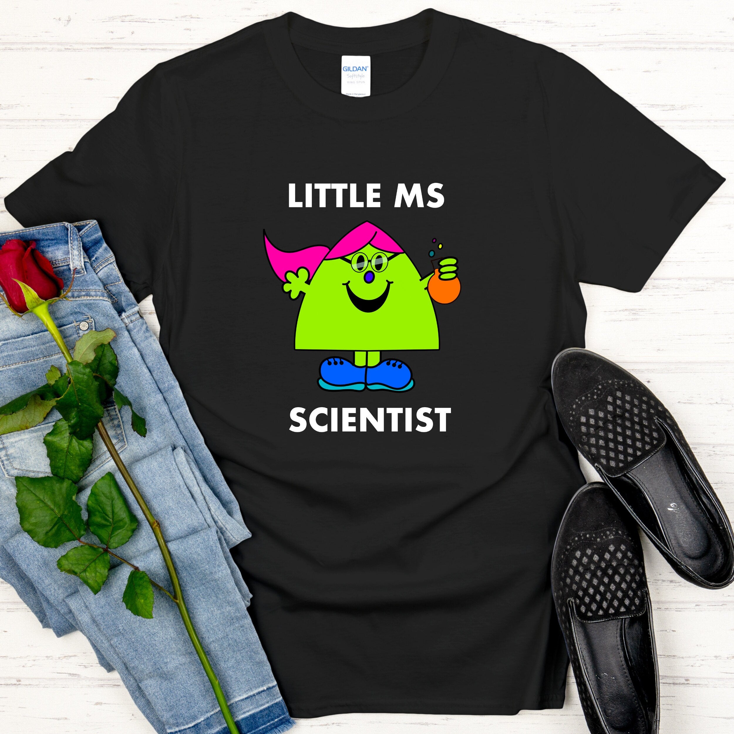 Ms Scientist T-shirt. Relaxed fit Women in Science Top