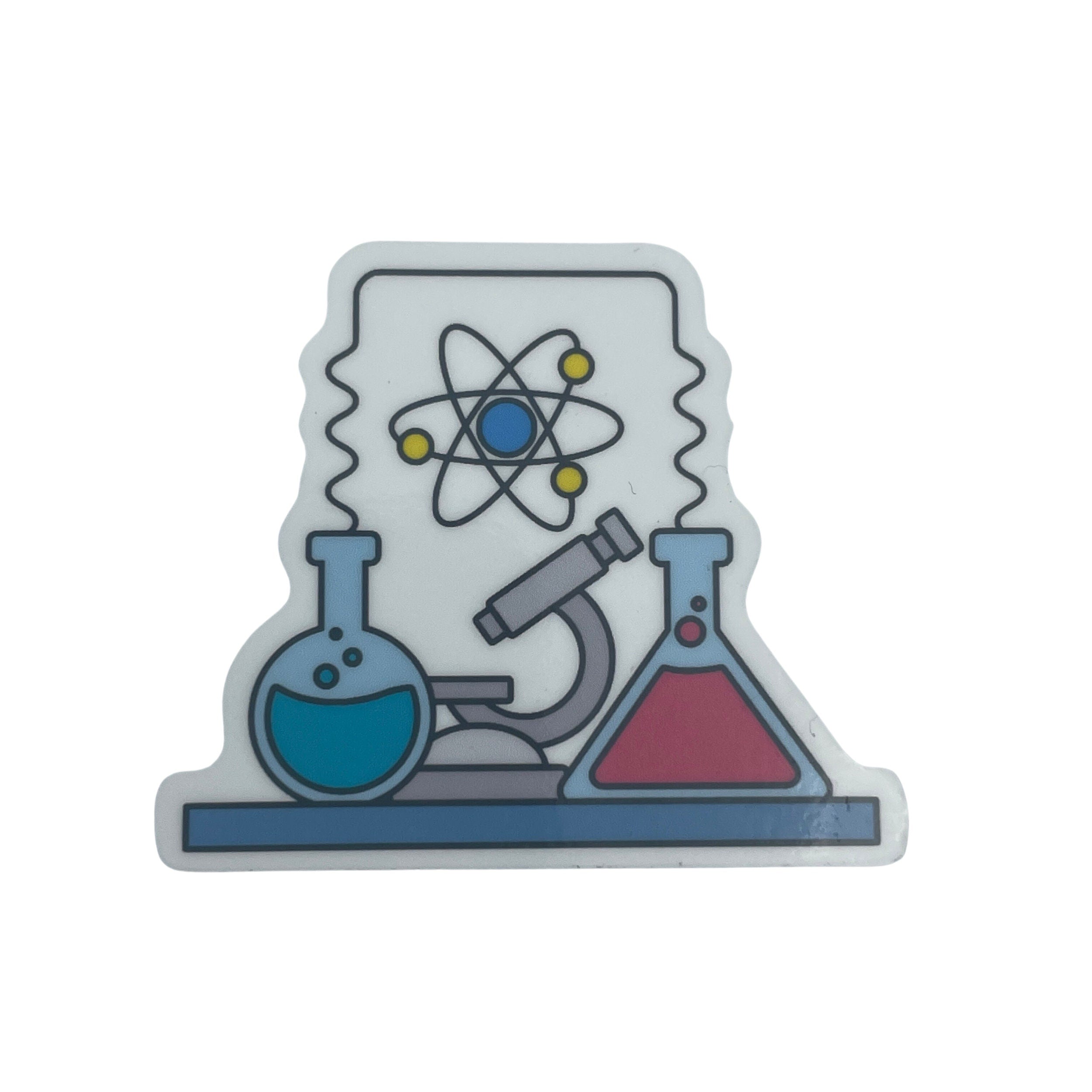 Experimental Science Vinyl Decal Sticker. Scientist Gift