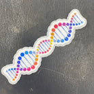 Vinyl DNA Sticker. Double Helix Science decal