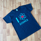 Heart Love Science kids T-Shirt! Geeky Top for your Young Scientist