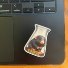 Adorable Mole in a Beaker with Avogadro's Constant Chemistry Vinyl Sticker