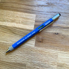 Personalised Multifunction Tool Pen. Custom Name & Message Engineer Gift Blue