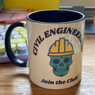 Join the Civil Engineering Club - Funny Engineer Mug with Colour Handle