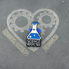 Blue Science Addicted Enamel Pin Badge