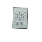 Chocolate Molecule Enamel Pin Badge