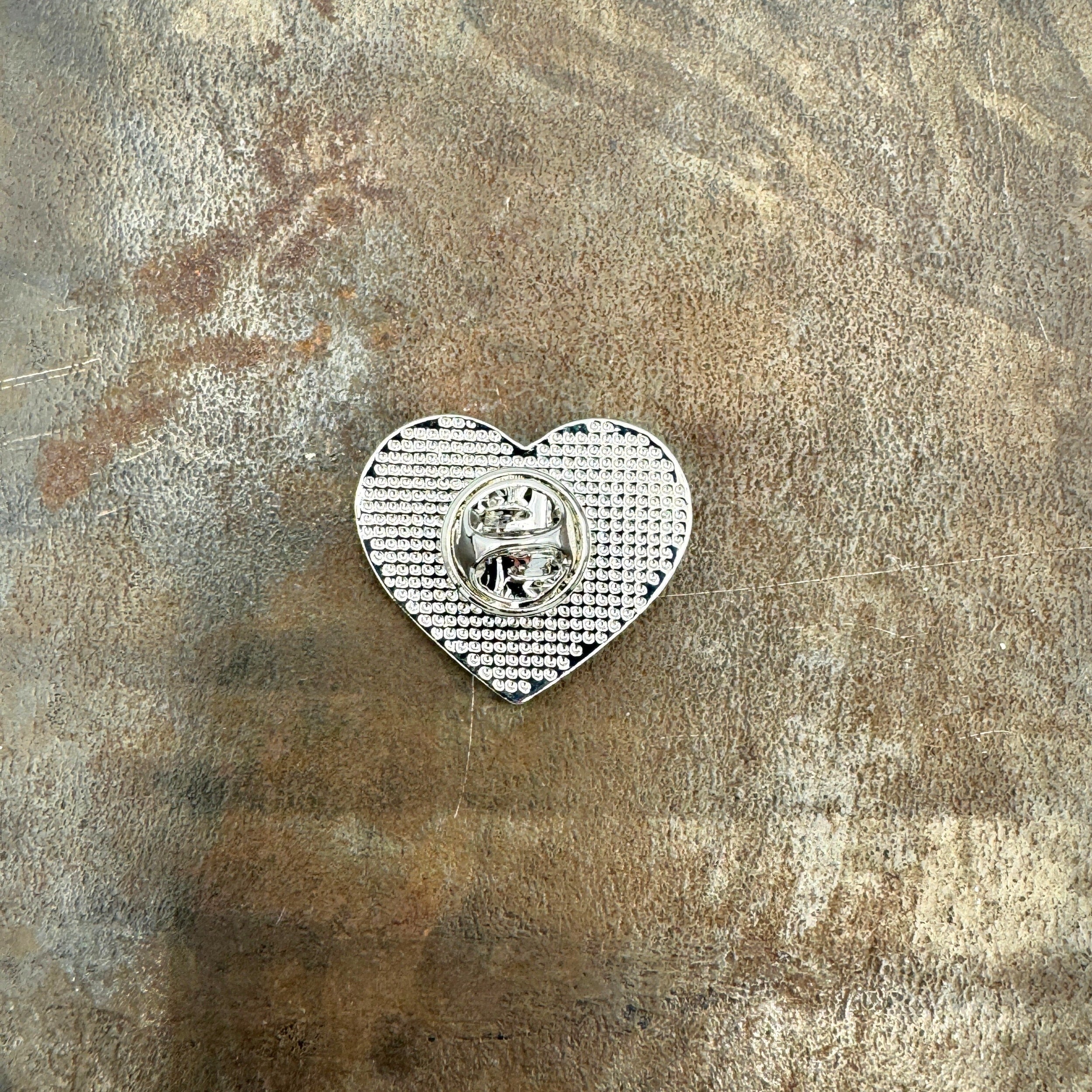 Heart Earth Enamel Pin Badge. Environmental Sustainability Kawaii Pin